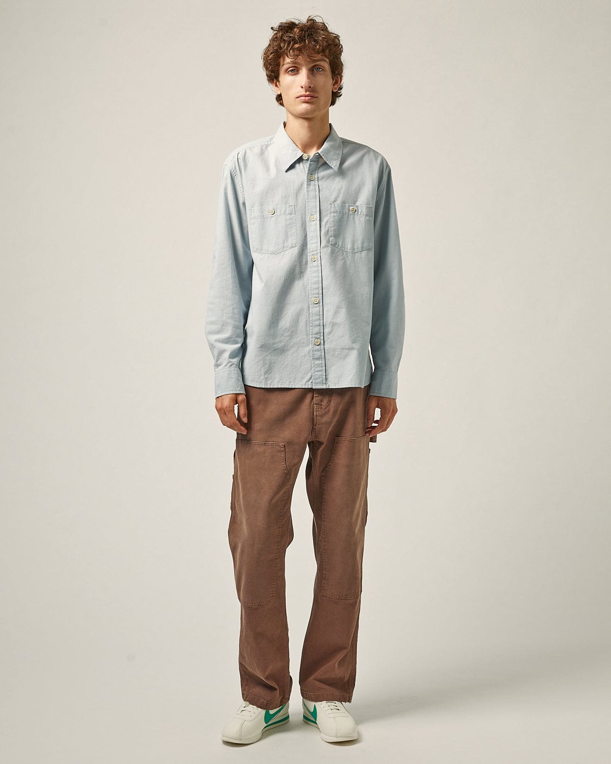 Bleach Chambray LS