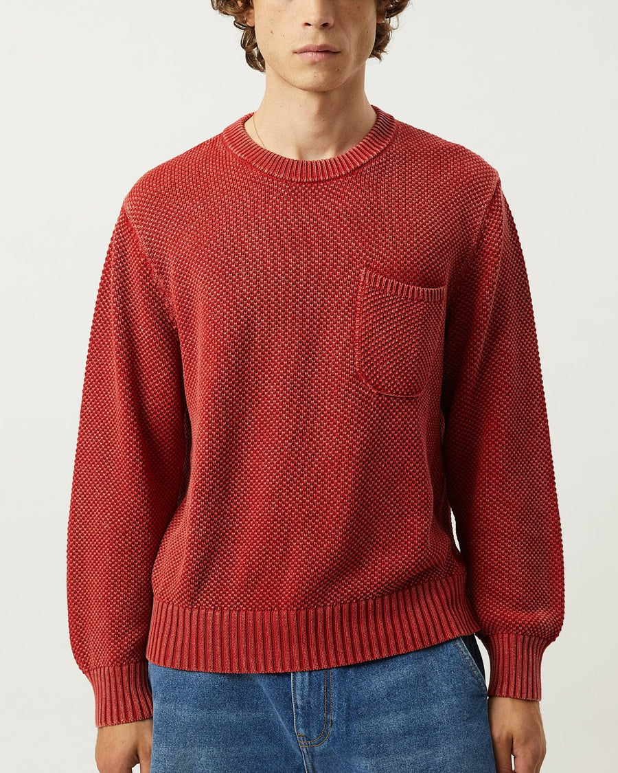 Pocket Crewneck - Red