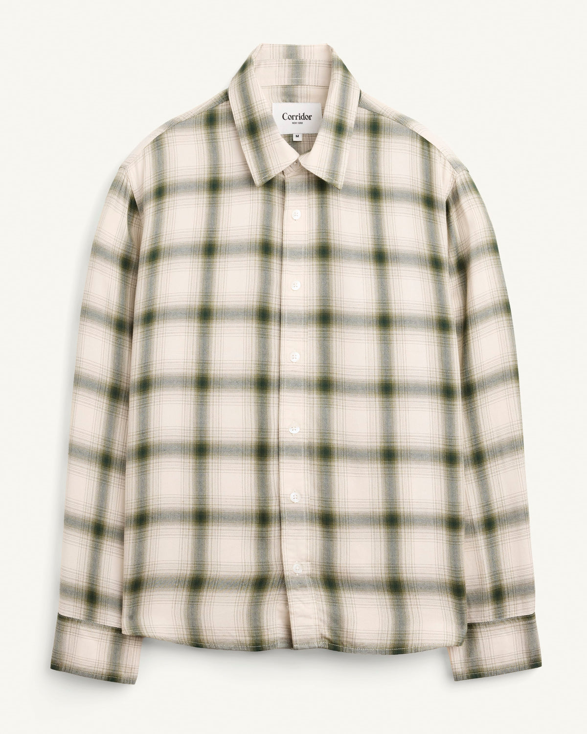 Shadow Check  LS - Green
