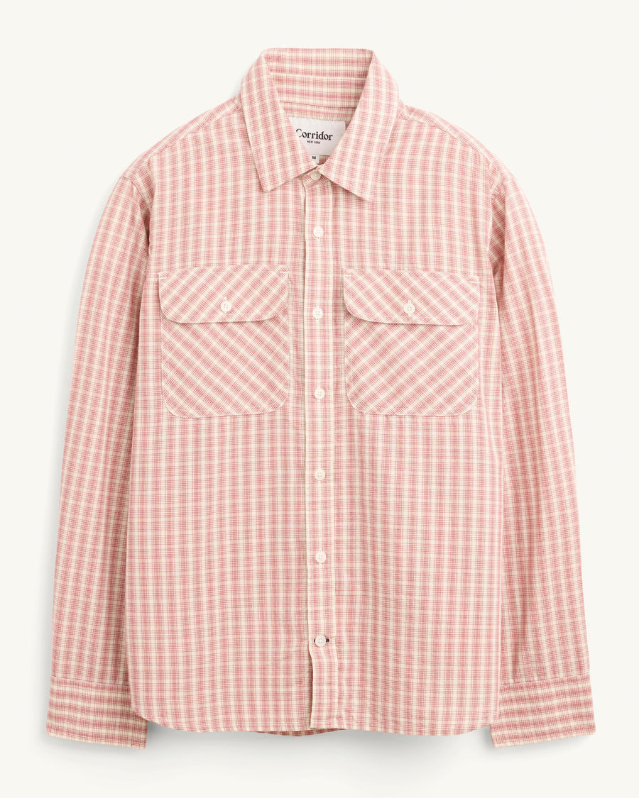 Americana Check LS - Red