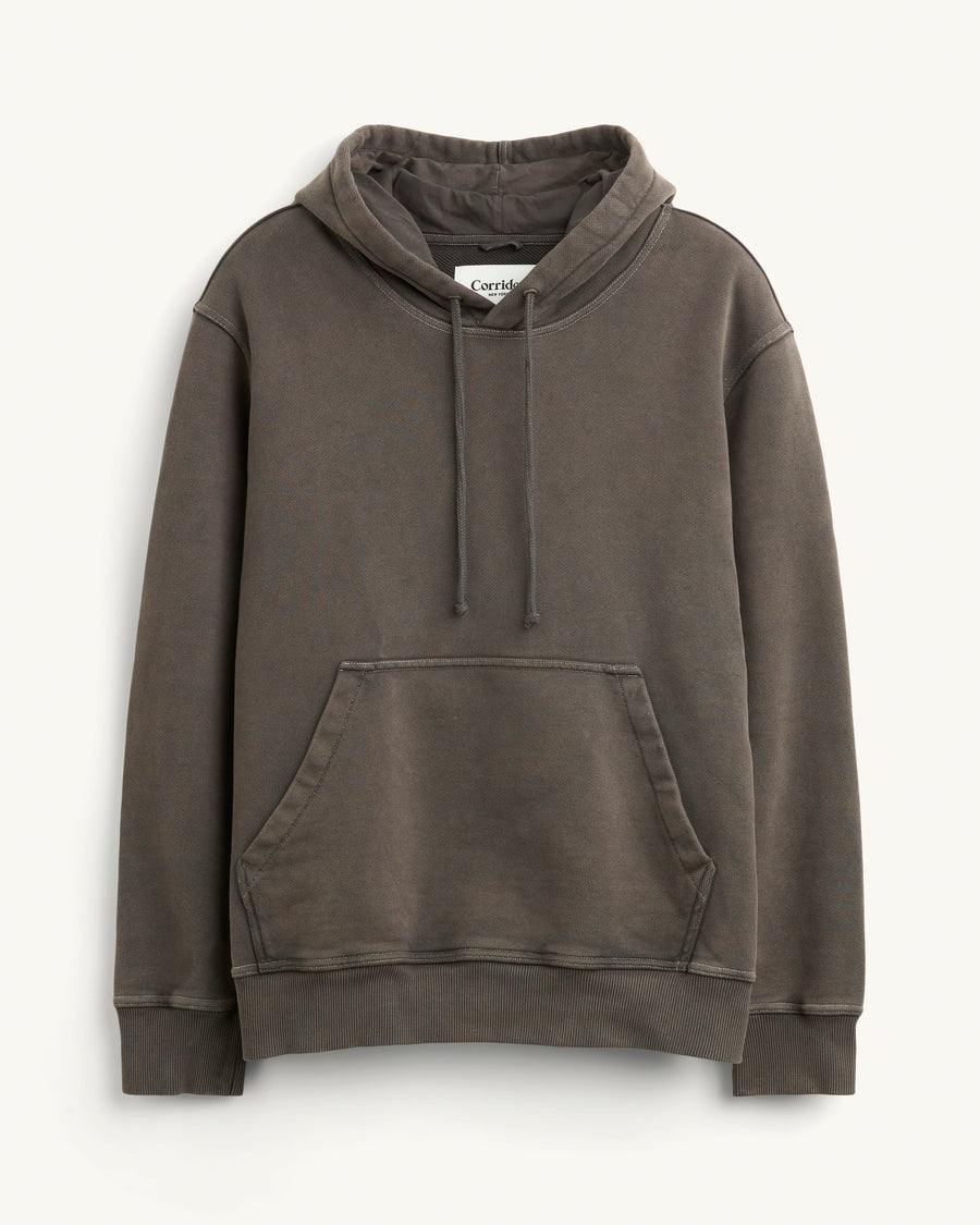 Heavyweight French Terry Hoodie - Brown