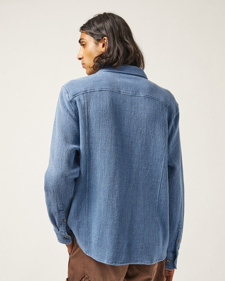 Waffle LS - Washed Indigo