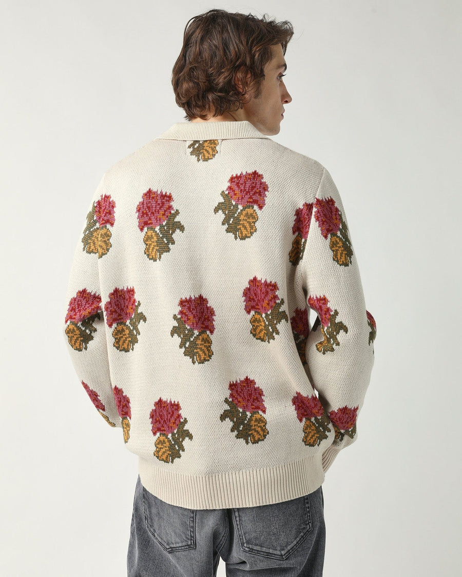 Floral Jacquard Polo