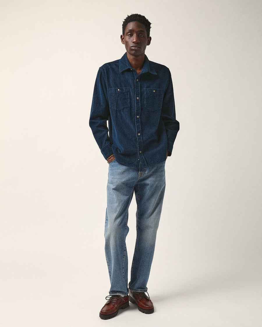 Corduroy LS - Navy