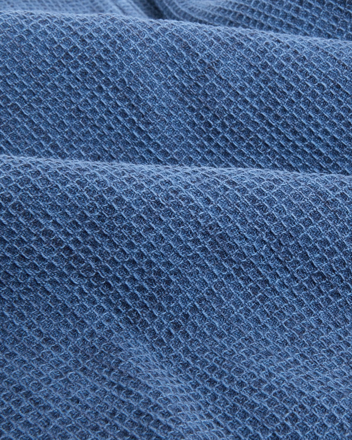 Pigment Dyed Waffle LS - Indigo