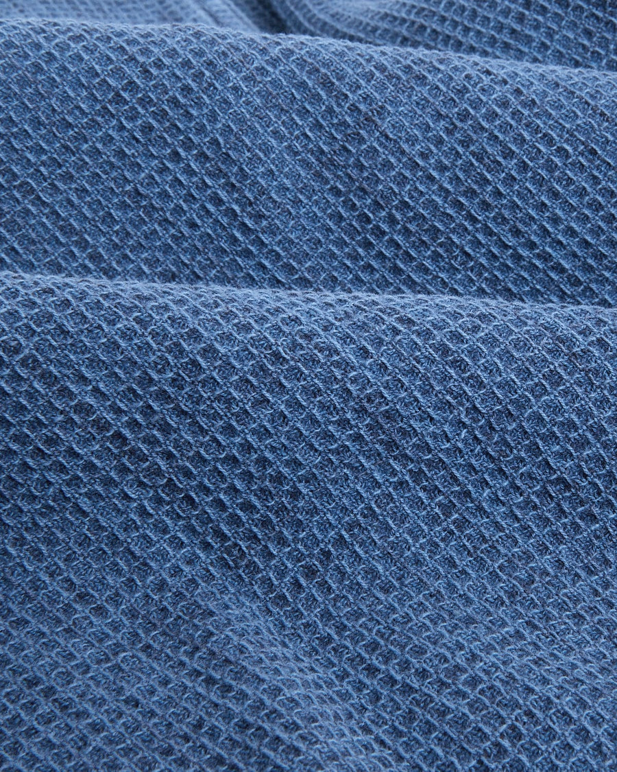 Pigment Dyed Waffle LS - Indigo