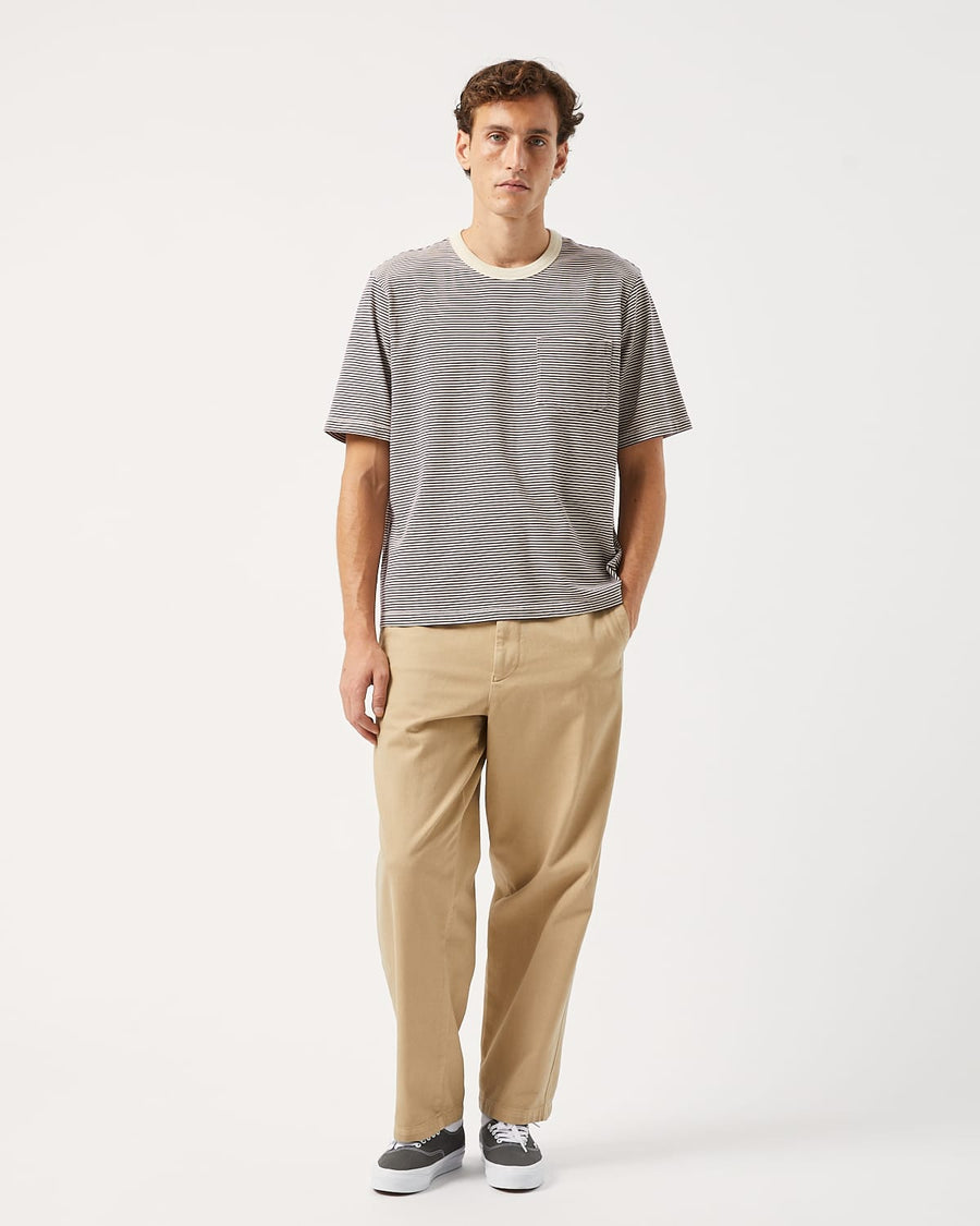 Stripe Tee - Plum
