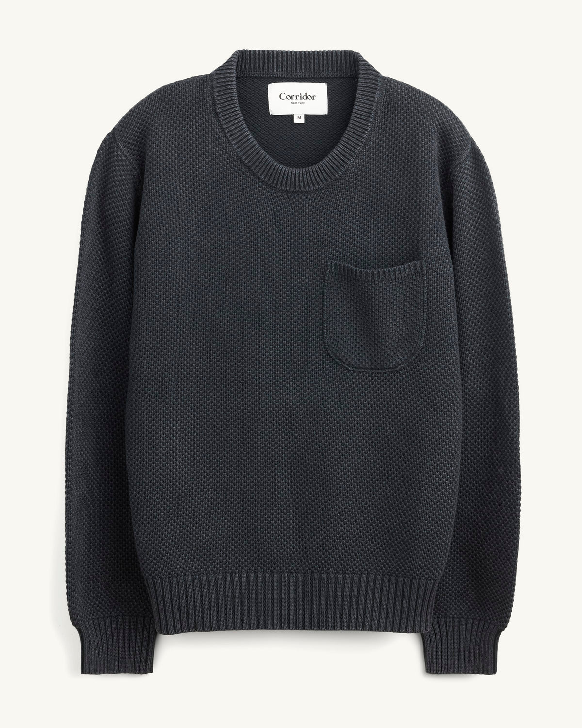 Pocket Crewneck - Black