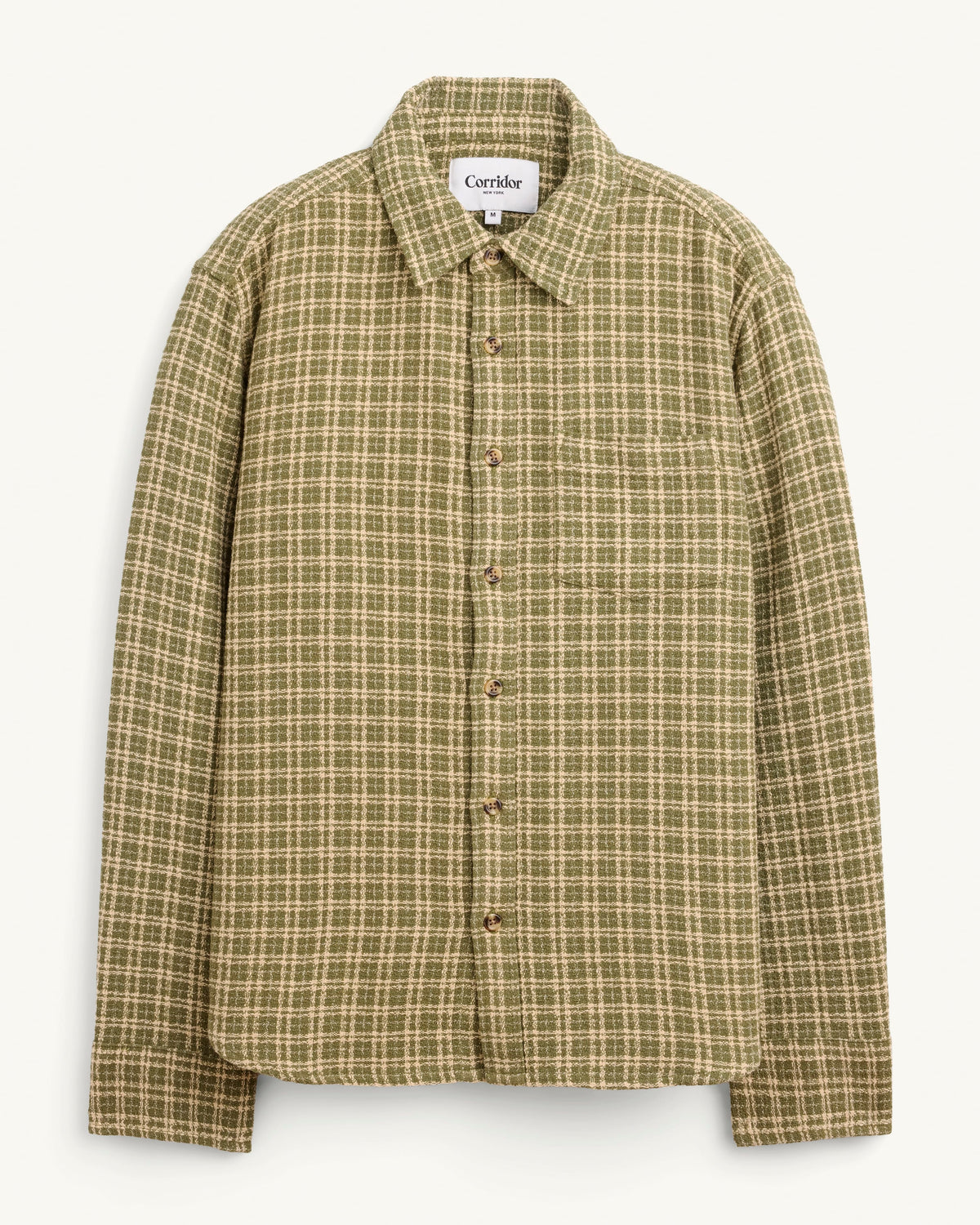 Reverse Tweed LS - Green