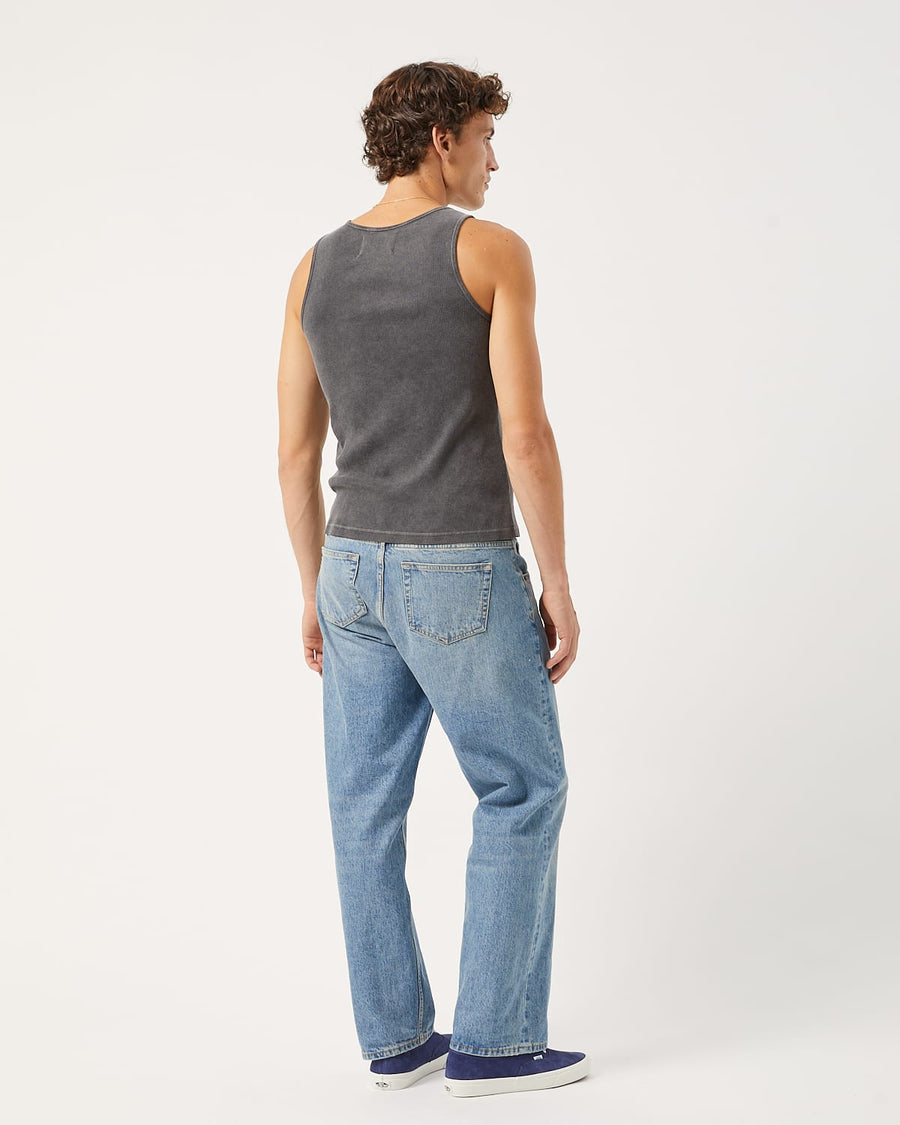 Ribbed Tank - Black