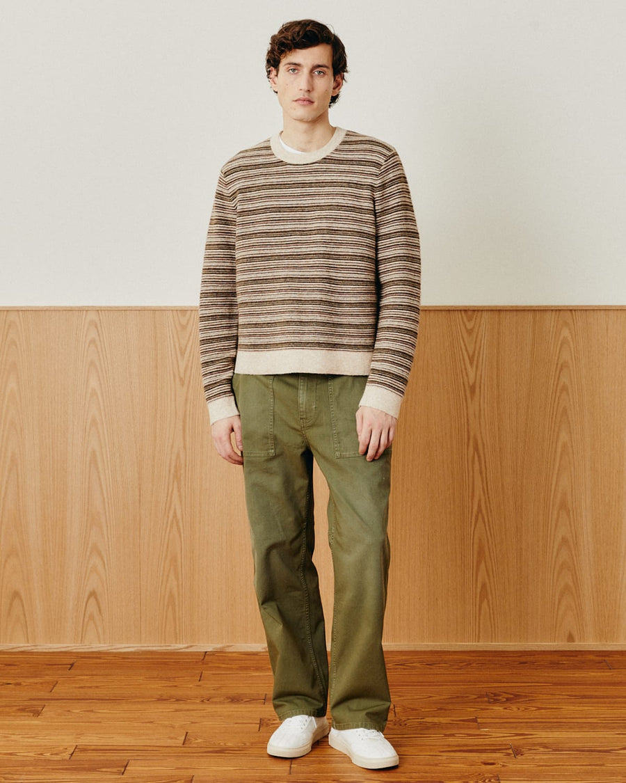 Mini Stripe Crewneck