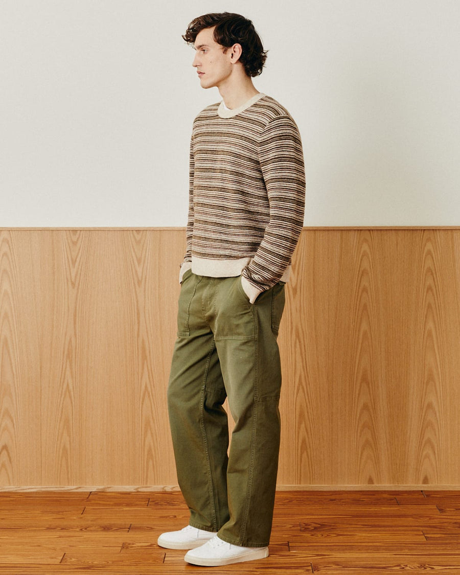 Mini Stripe Crewneck